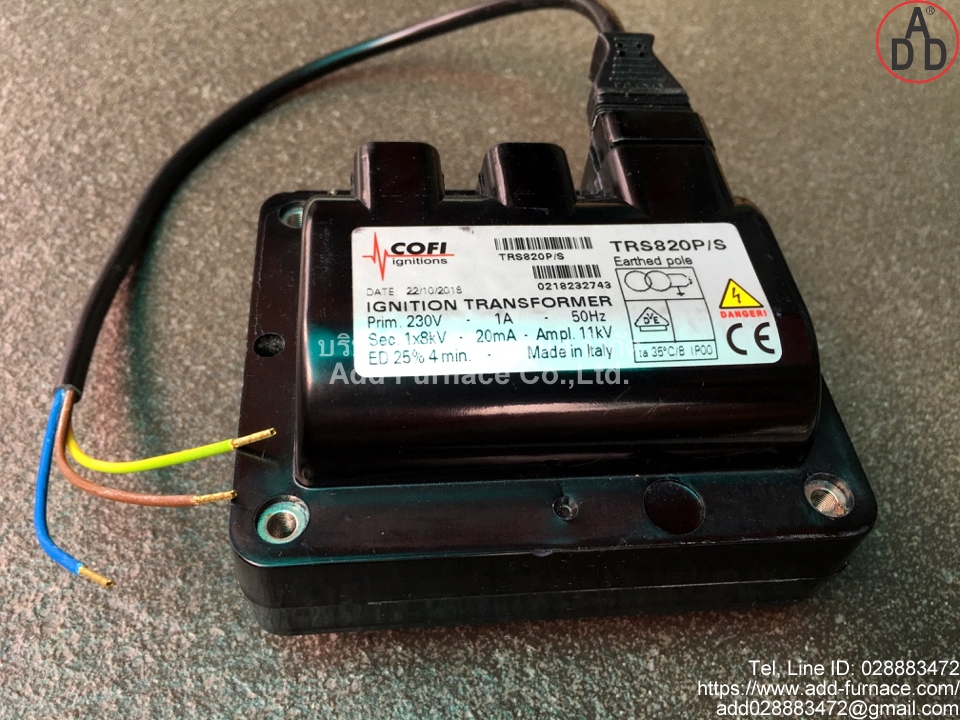 COFI Ignitions TRS820P/S ignition transformer (3)